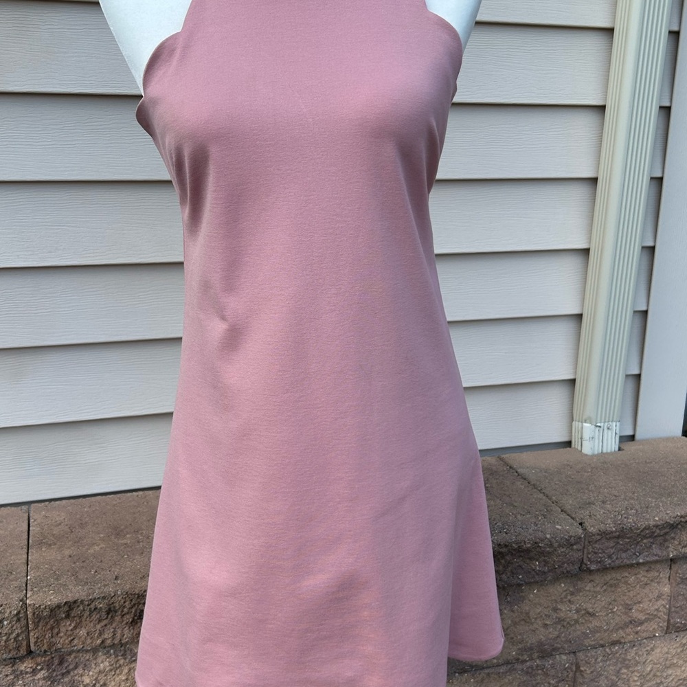 love...ady Blush Pink Sleeveless Mini Dress